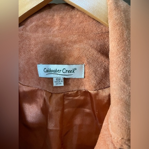 70’s Style Western Leather Jacket-Vintage Coat in Rust,Size 10•••Long Line - Picture 10 of 16